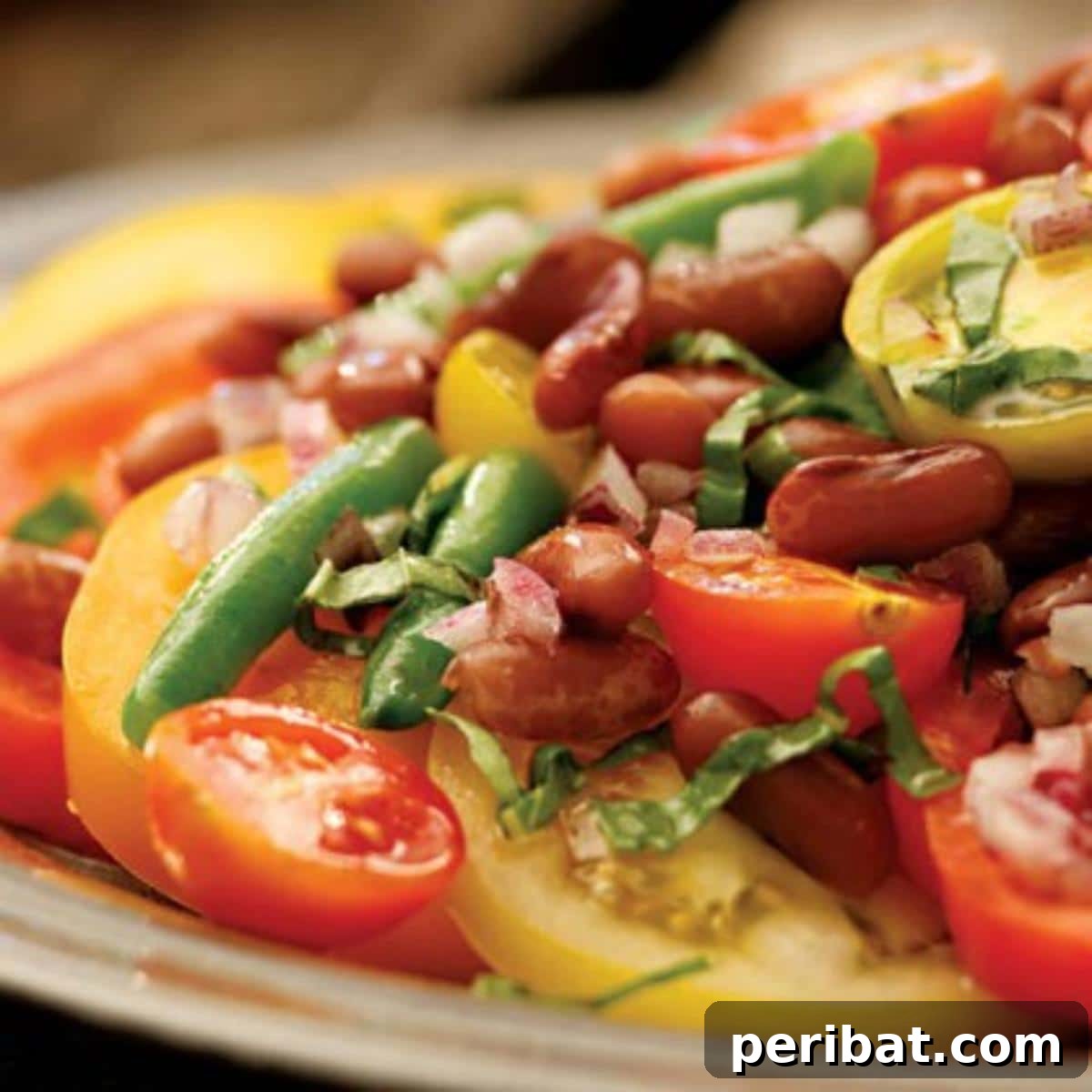 30 Must-Have Sides for Your July 4th Celebration 28 Bean Tomato Salad with Honey Vinaigrette