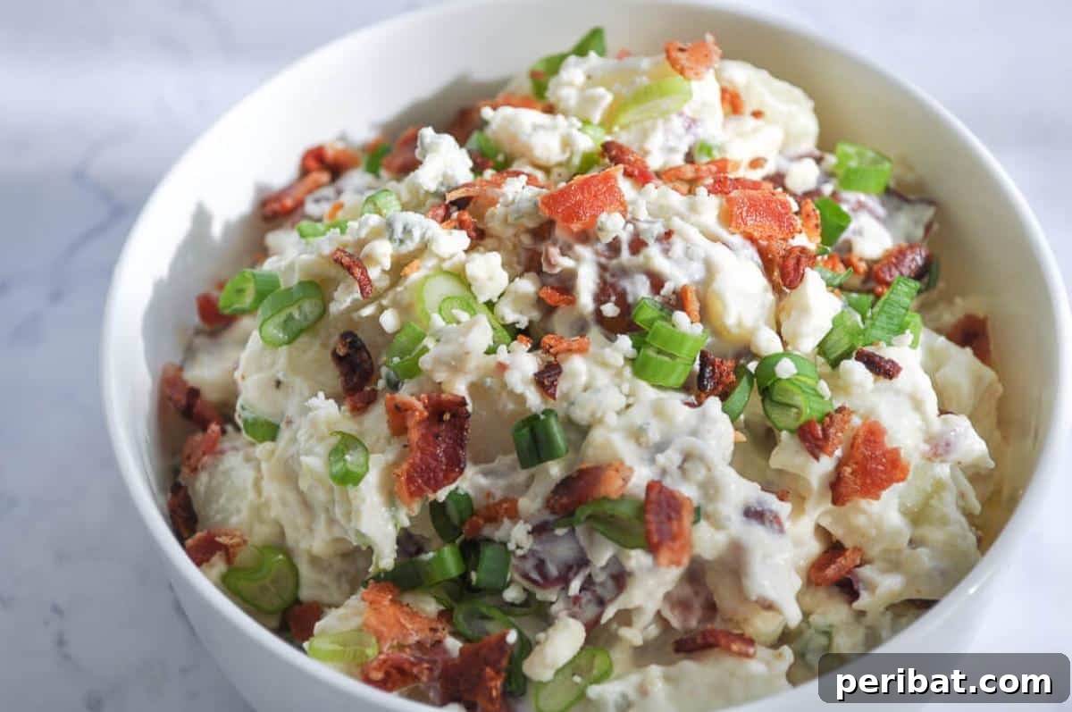 30 Must-Have Sides for Your July 4th Celebration 5 Red, White, and Blue Potato Salad