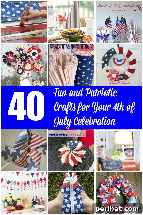 Festive Red, White, and Blue Crafts for an Unforgettable Fourth of July 2 40 Fun and Patriotic Crafts for Your 4th of July Celebration