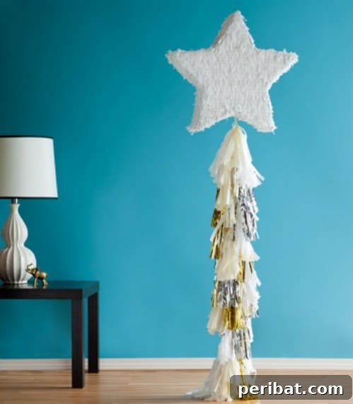 Festive Red, White, and Blue Crafts for an Unforgettable Fourth of July 18 Shooting Star Piñata
