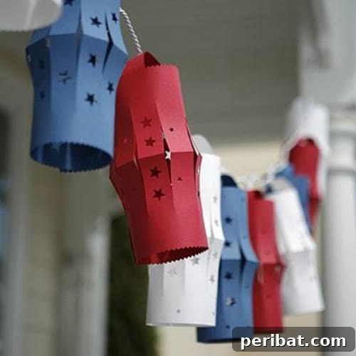 Festive Red, White, and Blue Crafts for an Unforgettable Fourth of July 24 Festive 4th of July Lanterns