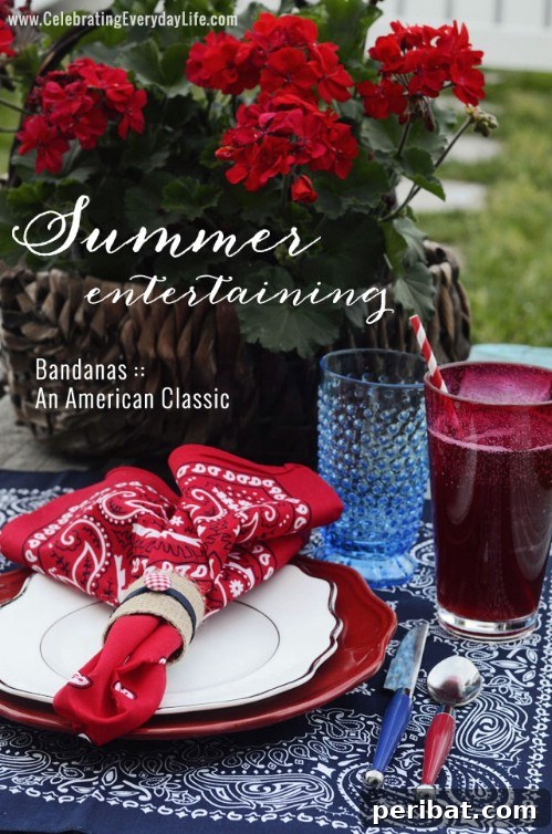 Festive Red, White, and Blue Crafts for an Unforgettable Fourth of July 26 Fourth of July Tablescape
