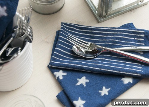 Festive Red, White, and Blue Crafts for an Unforgettable Fourth of July 29 Stars and Stripes Napkins