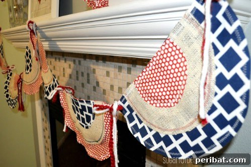 Festive Red, White, and Blue Crafts for an Unforgettable Fourth of July 30 4th of July Bunting Banner
