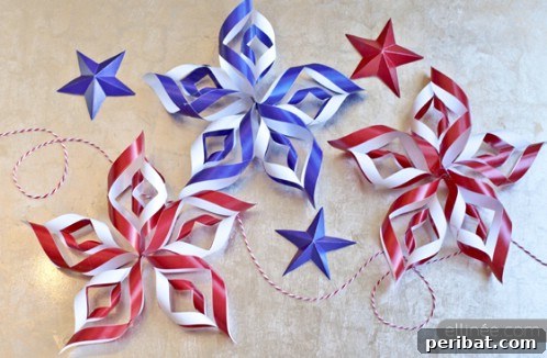 Festive Red, White, and Blue Crafts for an Unforgettable Fourth of July 9 4th of July Paper Stars