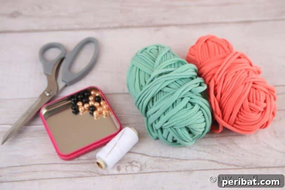 Supplies needed for handmade Christmas ornaments with pearl and ribbon