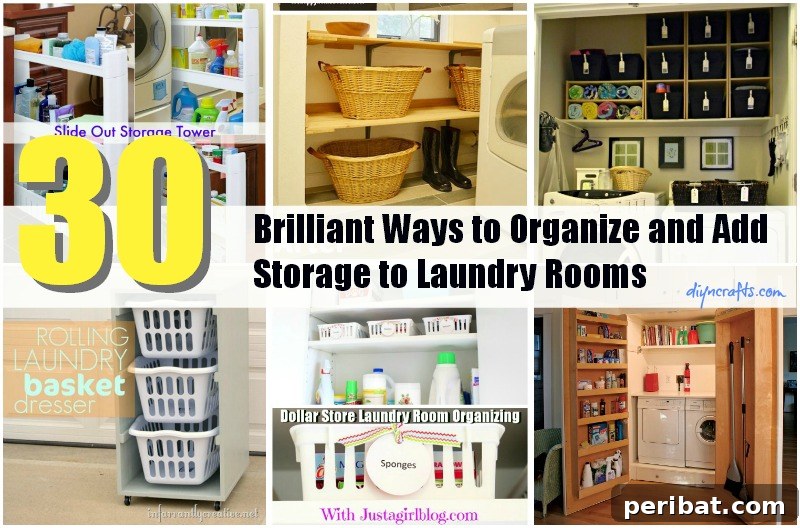 Unlock Your Laundry Room's Potential: 30 Ingenious Storage & Organization Ideas 2 laundry rooms