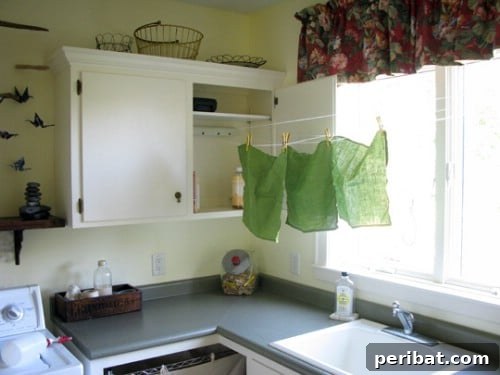 Unlock Your Laundry Room's Potential: 30 Ingenious Storage & Organization Ideas 12 Retractable Clothes Line