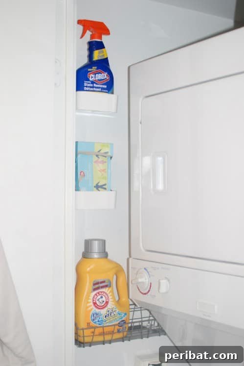 Unlock Your Laundry Room's Potential: 30 Ingenious Storage & Organization Ideas 14 Small Side Baskets