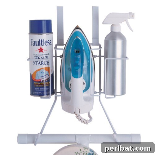 Unlock Your Laundry Room's Potential: 30 Ingenious Storage & Organization Ideas 15 Organize It All Iron Board Holder