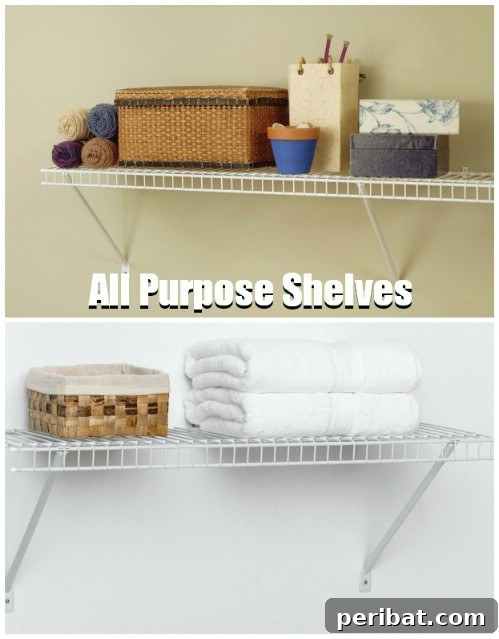 Unlock Your Laundry Room's Potential: 30 Ingenious Storage & Organization Ideas 27 All Purpose Shelves