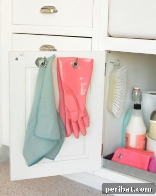 Unlock Your Laundry Room's Potential: 30 Ingenious Storage & Organization Ideas 29 Under the Sink Organizer