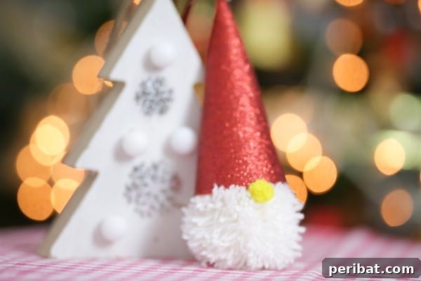 Adorable Christmas Pom-Pom Gnome Ornaments