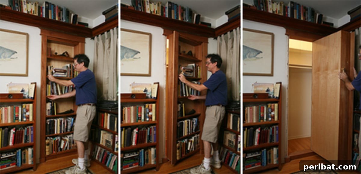 ecret Bookshelf Door