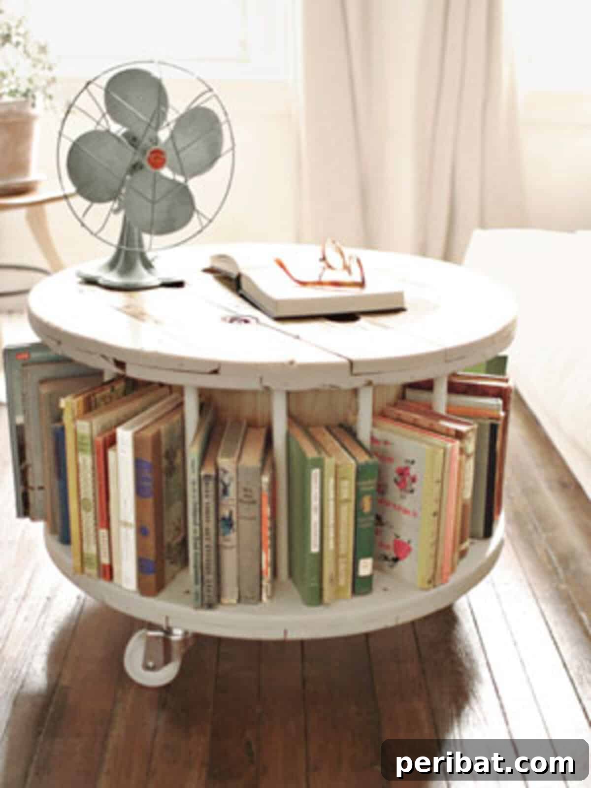 Rolling Bookshelf