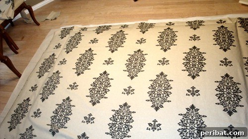 DIY Elegant Fabric Headboard