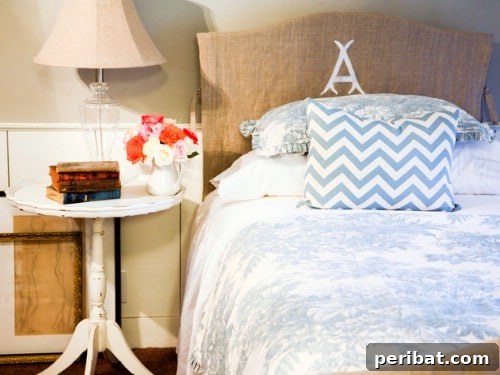 DIY Headboard Slipcover