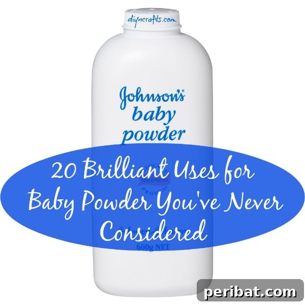 Beyond the Nursery 20 Clever Uses for Baby Powder 3 20 Brilliant Uses for Baby Powder You've Never Considered - A guide to unexpected baby powder hacks