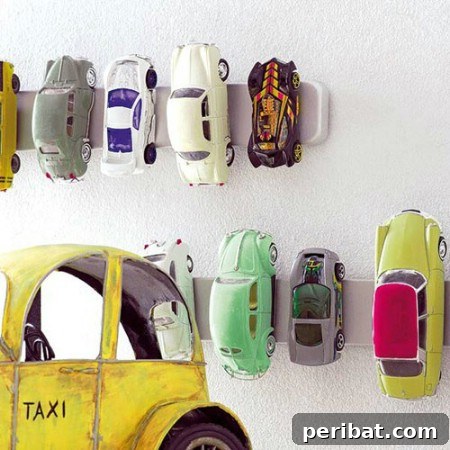 Magnetic Toy Car Holders