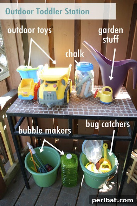 Outdoor Toddler Station