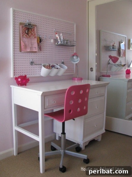 Pegboard Organization
