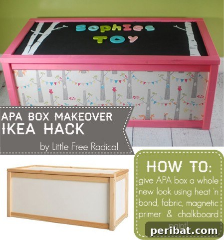 DIY Ikea APA Toy Box