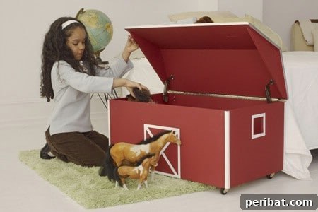 Build a Barn Toy Chest