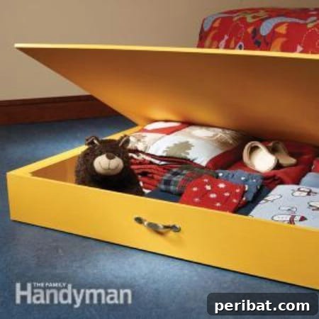 DIY Under Bed Storage