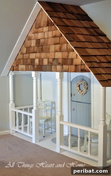 Little Girls’ Dream – DIY Indoor Playhouse
