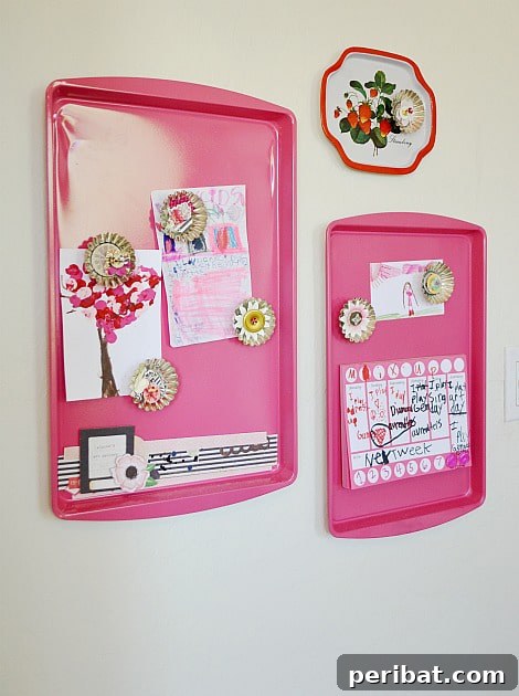 Adorable Idea for Kids’ Art – Make Your Own Display Board