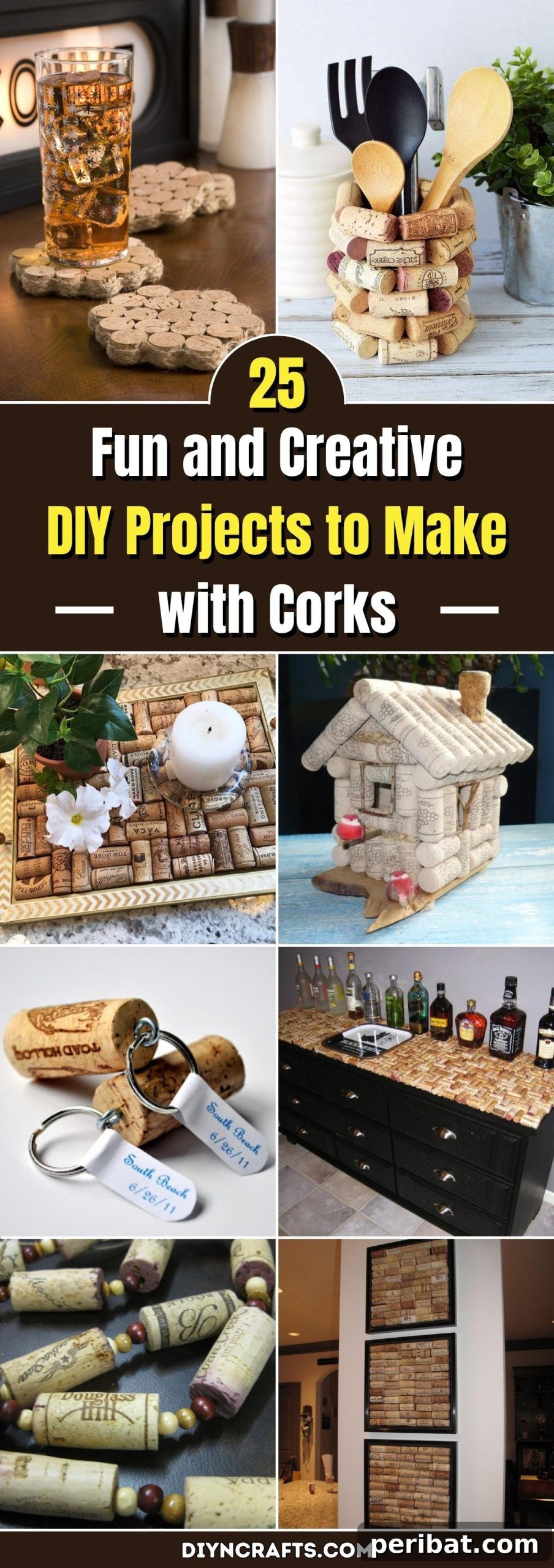 Uncork Your Creativity with DIY Wine Cork Projects 2 Collection of creative DIY projects made from repurposed wine corks