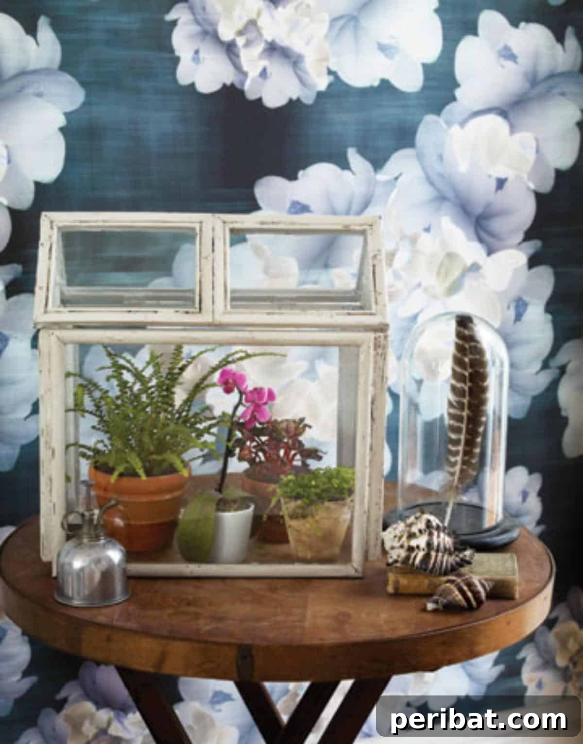 Mini terrarium built from Dollar Store picture frames