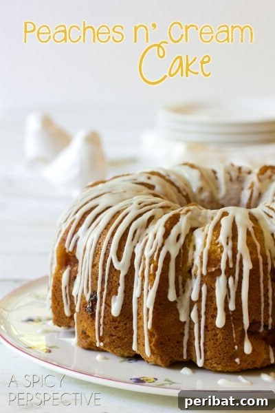 15 Irresistible Summer Desserts for Every Sunny Day 5 Peaches ‘N Cream Cake