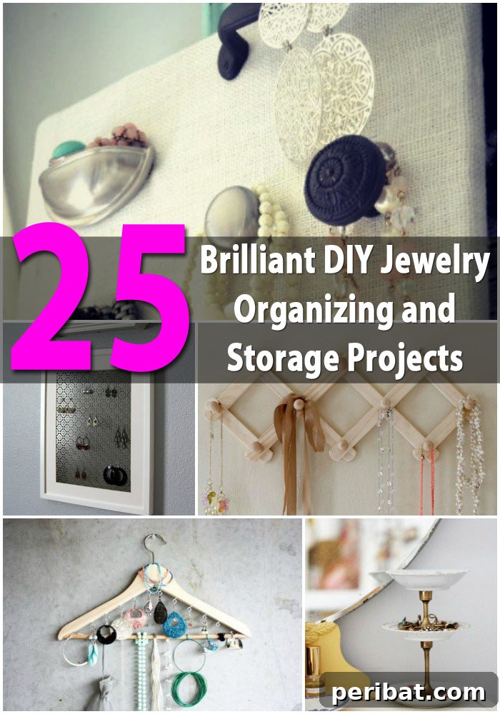 25 Brilliant DIY Jewelry Organizing and Storage Projects