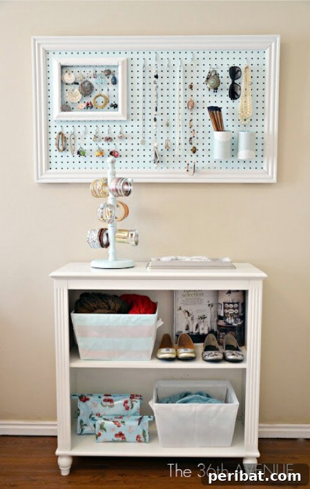 Pegboard Jewelry Holder