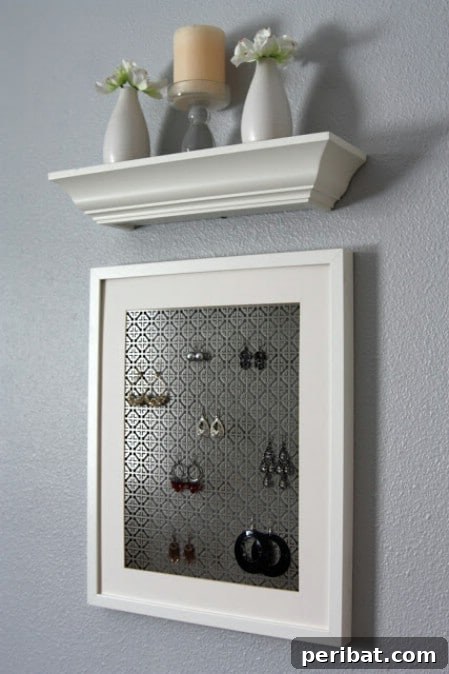Radiator Grate Earring Holder
