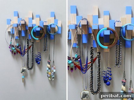 Jenga Necklace Rack