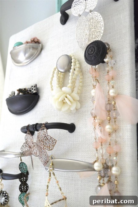 Drawer Pull Jewelry Storage