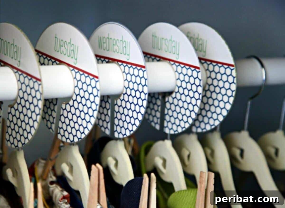 10 Organization Strategies for a Relaxed Back to School 7 Clothes organizer