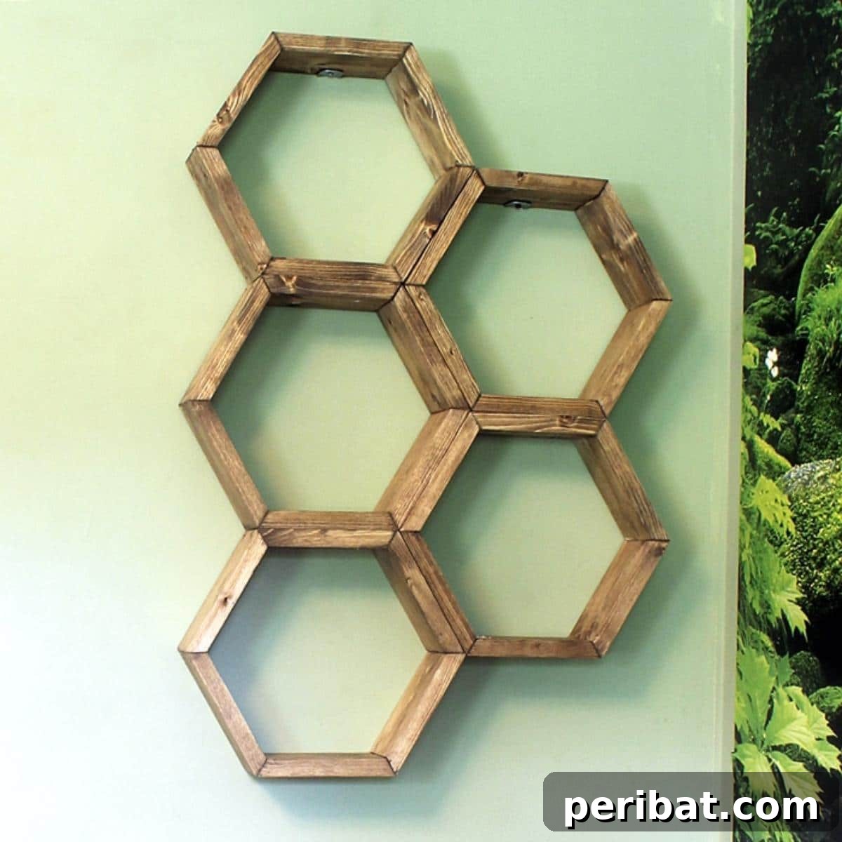 Ingenious DIY Shelving Projects to Transform Your Living Space 13 DIY Honeycomb Shelves
