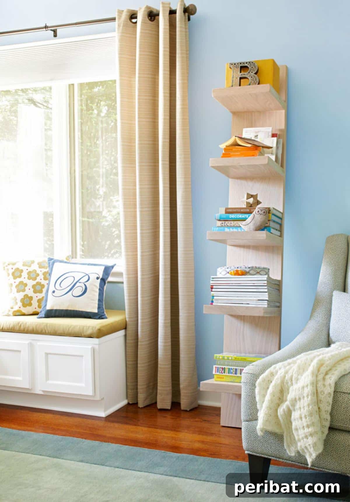 Ingenious DIY Shelving Projects to Transform Your Living Space 19 DIY Leaning Shelf