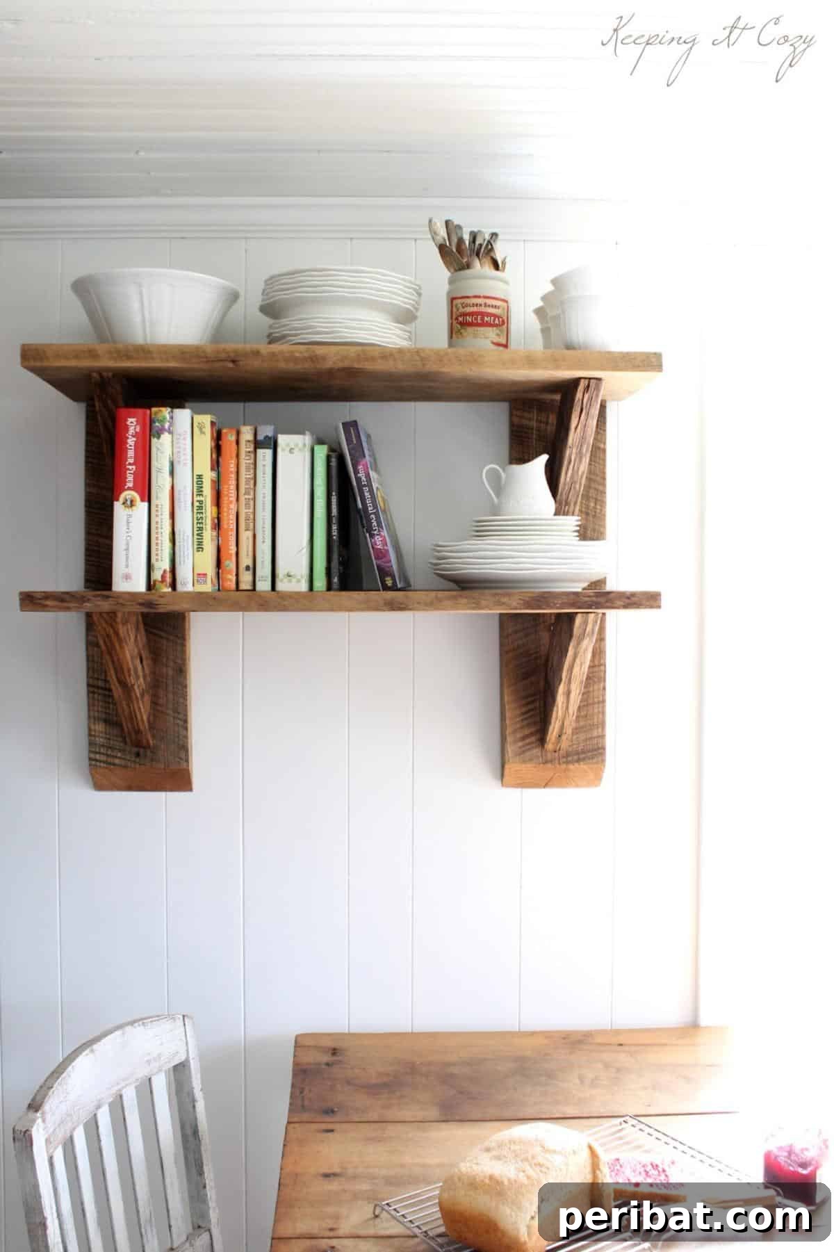 Ingenious DIY Shelving Projects to Transform Your Living Space 22 DIY Reclaimed Wood Shelves