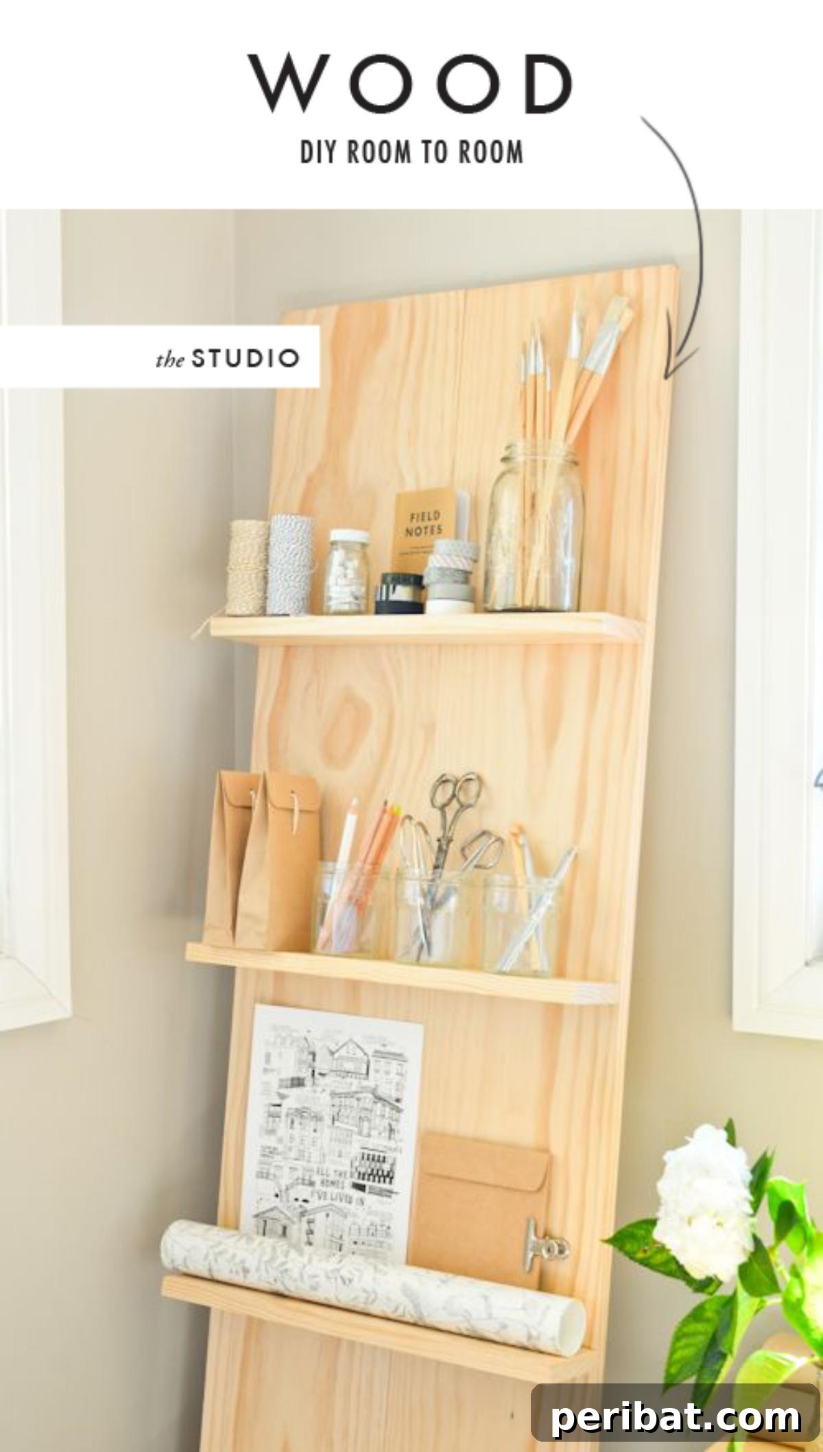Ingenious DIY Shelving Projects to Transform Your Living Space 24 DIY Simple Wood Bathroom Shelf