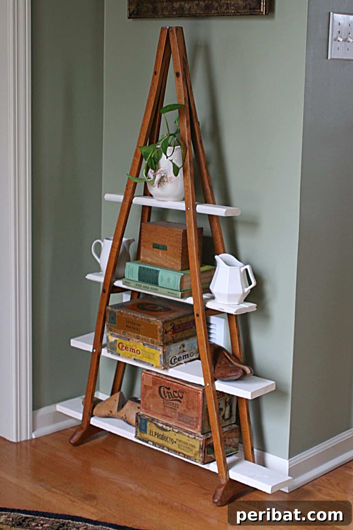 Ingenious DIY Shelving Projects to Transform Your Living Space 31 DIY Crutch Shelf