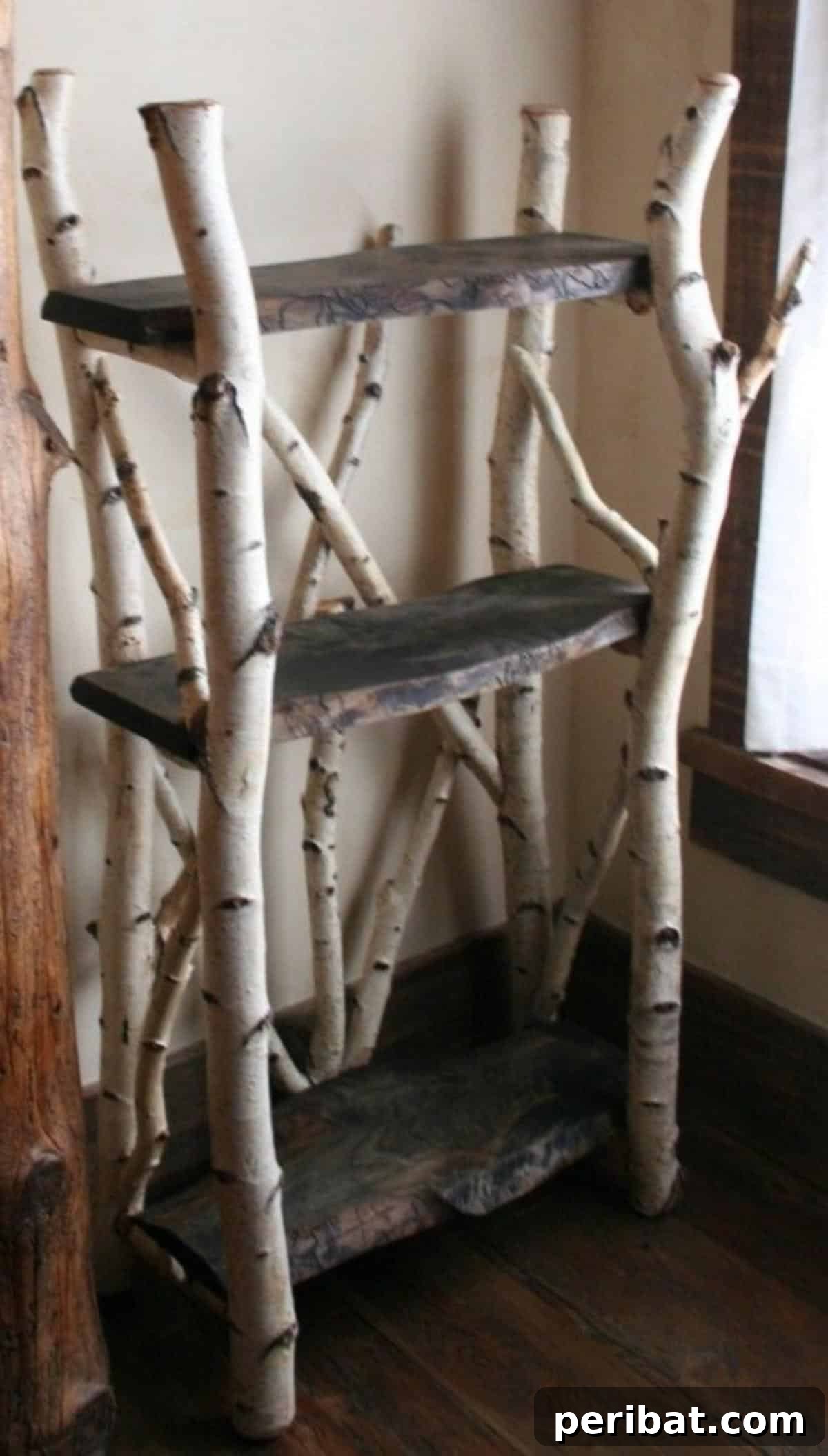 Ingenious DIY Shelving Projects to Transform Your Living Space 5 DIY Branch Shelves
