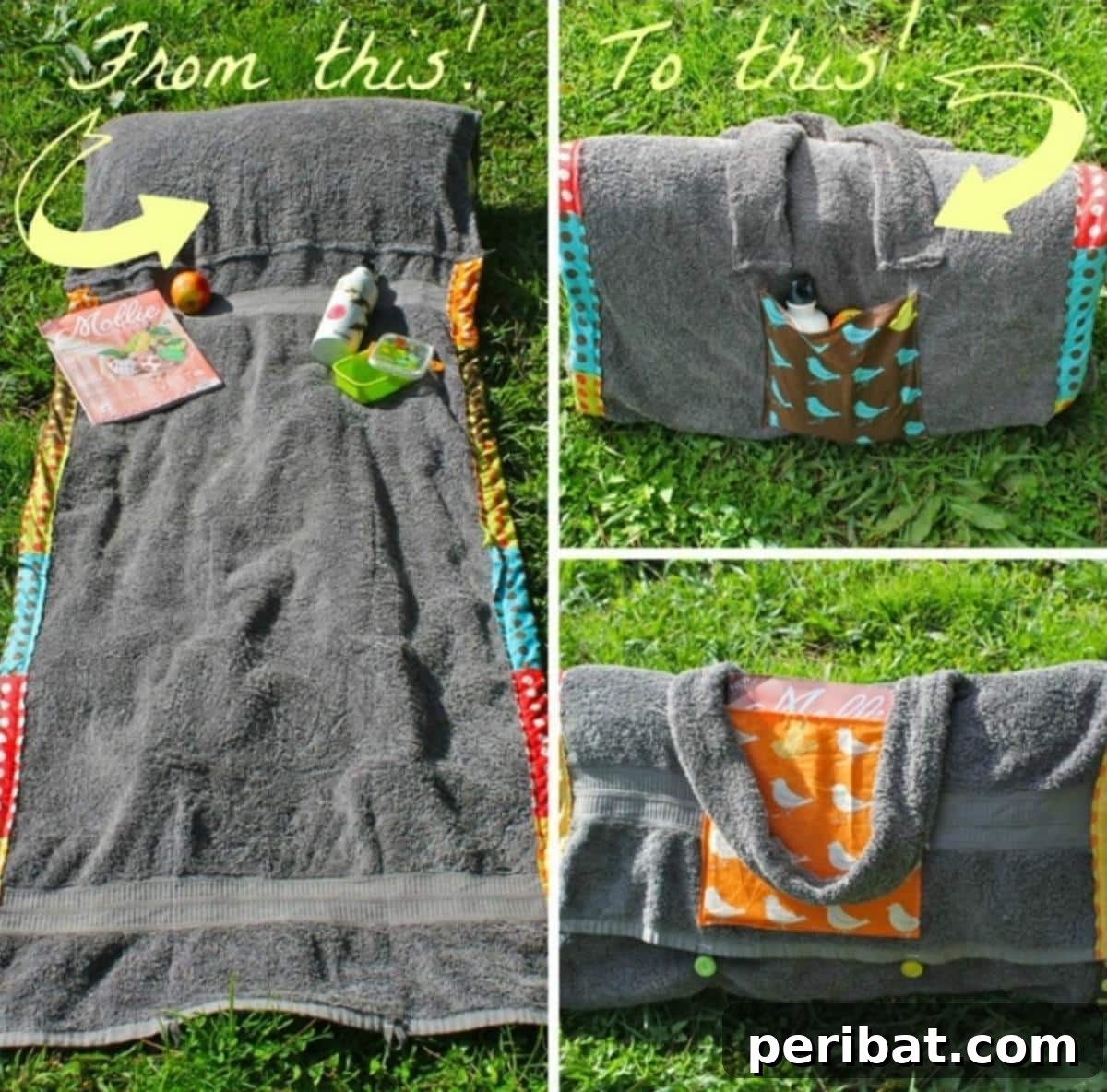 Beach Bag Towel Blanket