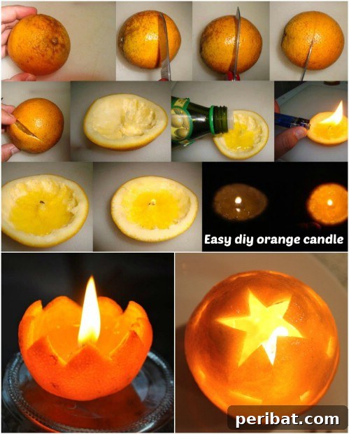 45 Brilliant Kitchen Hacks to Master Your Meals 5 Make an orange candle.