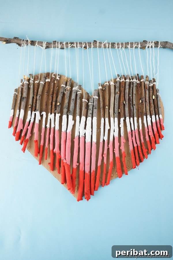 Hand-Painted Rustic Twig Heart Ornament 29 img 77877 28