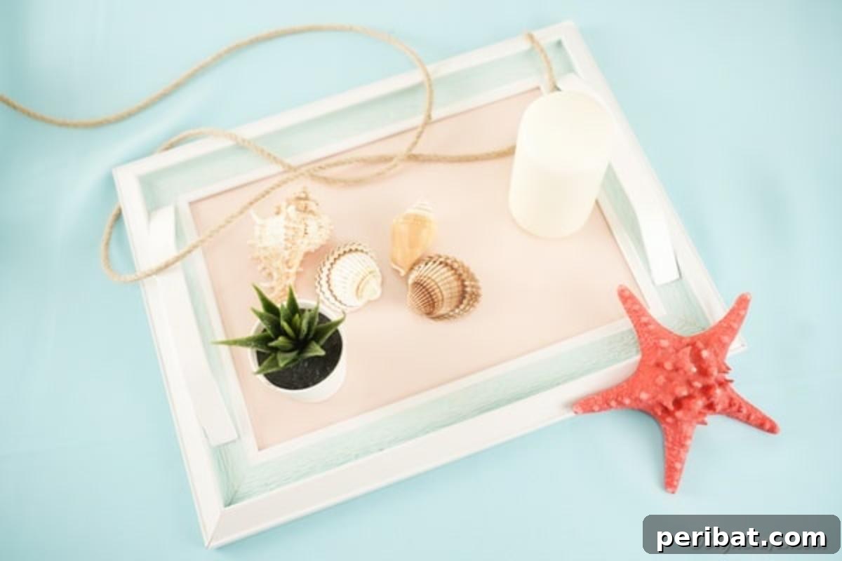 Elegant Repurposed Picture Frame Tray DIY 6 Decorated Picture Frame Tray with Candle and Plant