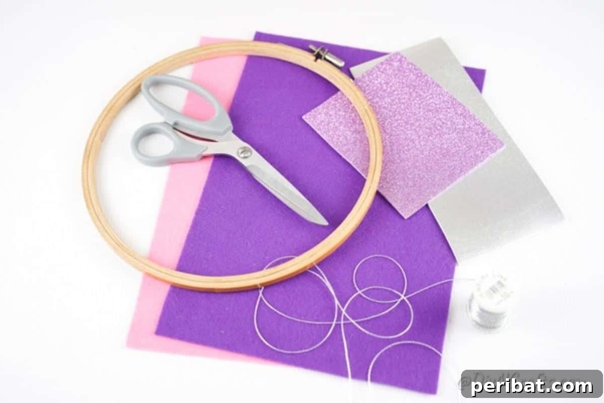 Whimsical Valentine Heart Mobile 7 Supplies for paper hearts mobile